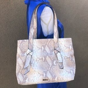 Rachel Zoe Snake Print Tote Satchel Shoulder Bag